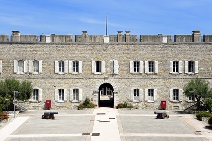 France, Var, Toulon, Fort Lamalgue from the french navy in the district of Mourillon