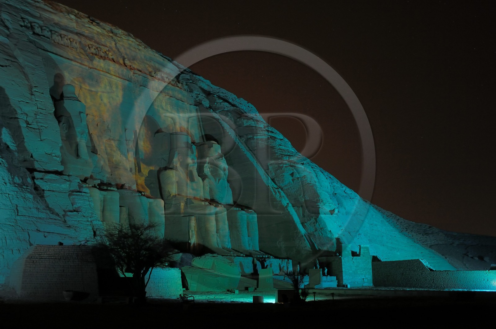 Egypte, Haute Egypte, Nubie, Abou Simbel, site classé Patrimoine Mondial de l'UNESCO, temple de Ramsès II