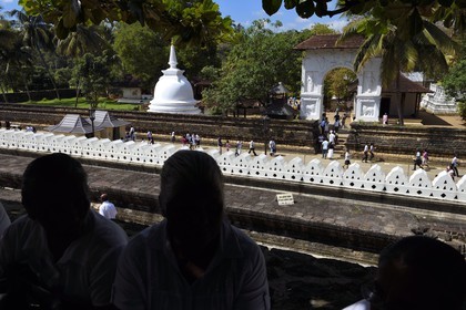Sri Lanka, center province, Kandy, Temple of the Buddha Tooth (Sri Dalada Maligawa), the gardens