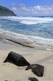 France, île de la Réunion, la côte sud, plage de Grand-Anse