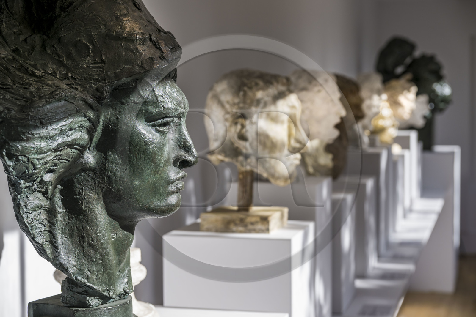 France, Paris (75), le musée du sculpteur Antoine Bourdelle, Dragon Cuirassier (bronze)