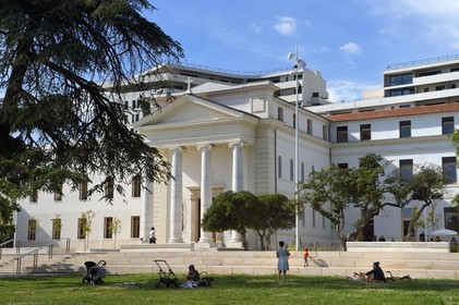 France, Var, Toulon, quartier Chalucet, the Chalucet media library in the Jardin Alexandre 1er