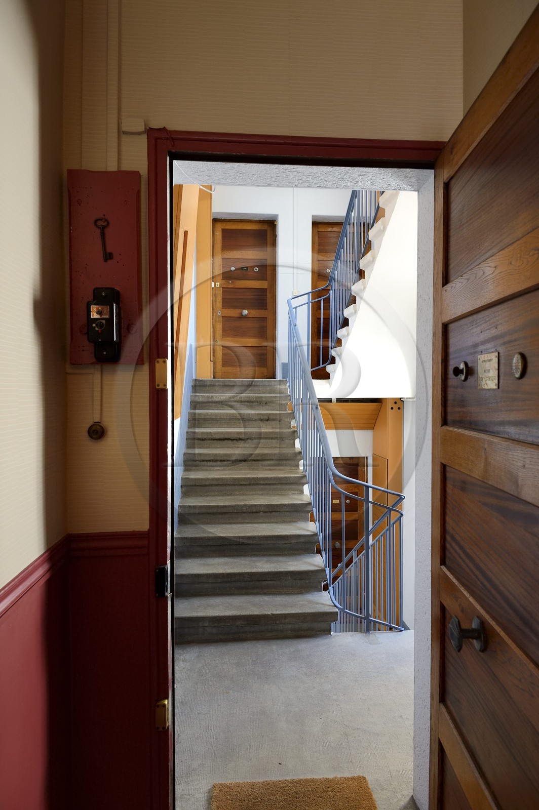 France, Rhône (69), Lyon, le musée urbain Tony-Garnier dans le quartier populaire des États-Unis, appartement-musée des années 1930