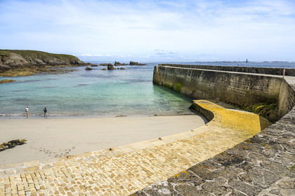 France, Finistère (29), Mer d'Iroise, Ile d'Ouessant, Port d'Arlan
