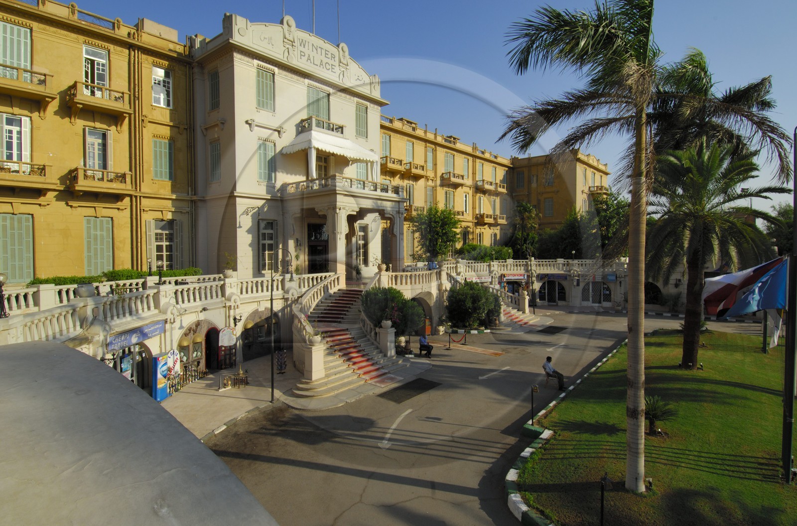 Egypte, Haute Egypte, vallée du Nil, Louxor, l'hotel Old Winter Palace Egypte, Haute Egypte, vallée du Nil, Louxor, l'hotel Old Winter Palace