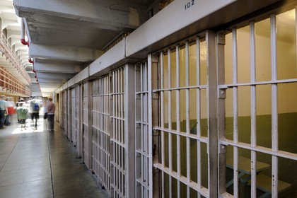 Etats-Unis, Californie, San Francisco, cellules de la prison d'Alcatraz