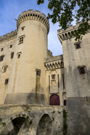 France, Bouches du Rhone, Tarascon, King René's castle dating from the 15th century, former drawbridge