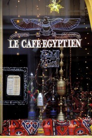 France, Paris (75005), café égyptien rue de l' Arbalète