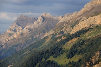 Switzerland, canton of Vaud, Les Diablerets at Col de la Croix