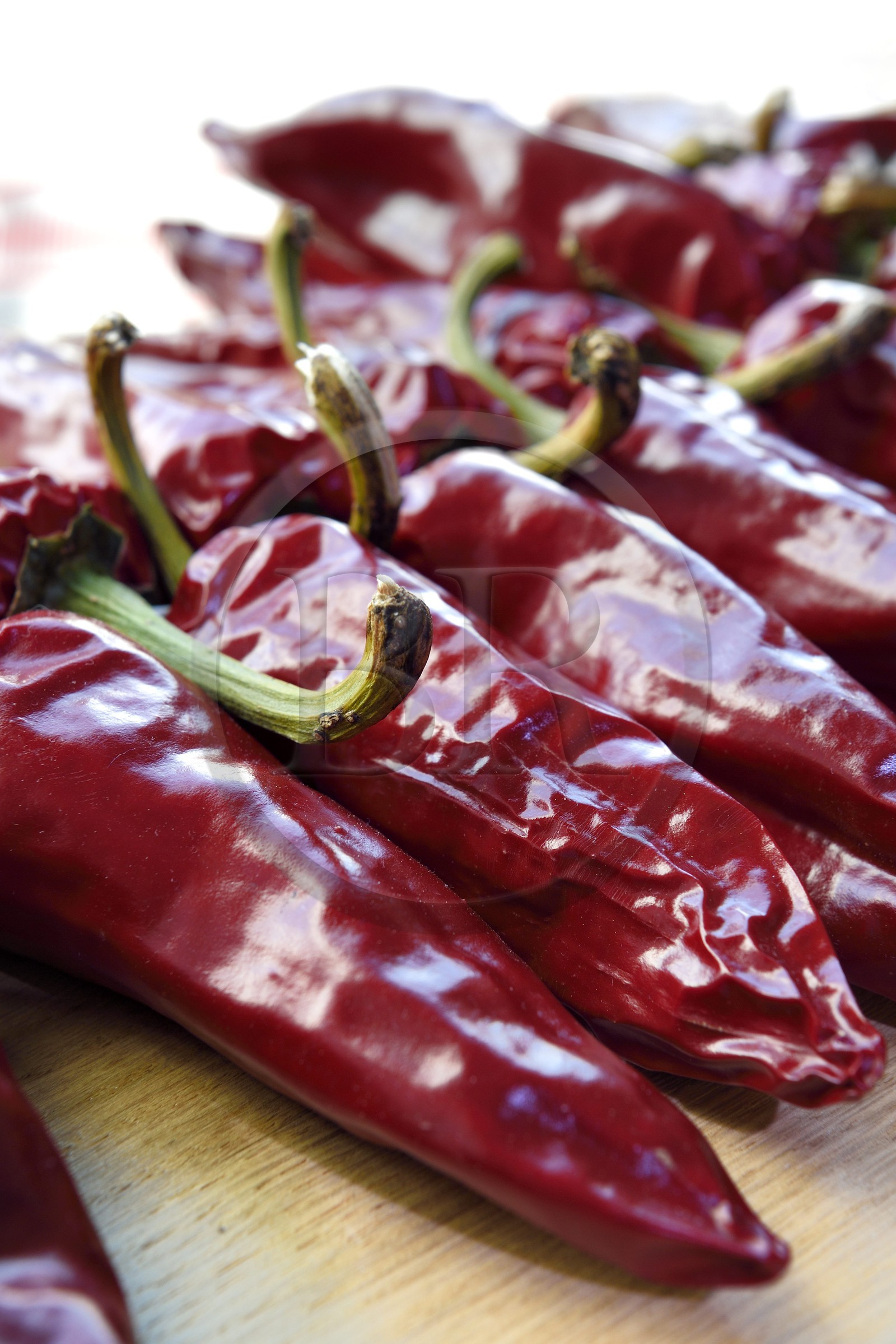 France, Pyrénées-Atlantiques (64), Pays-Basque, Espelette, centre d'interprétation du piment d'Espelette, piment d'Espelette AOP