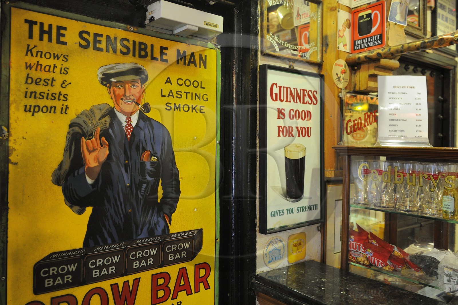 Royaume-Uni, Irlande du Nord, Belfast, quartier de la cathedrale, le pub traditionnel Duke Of York