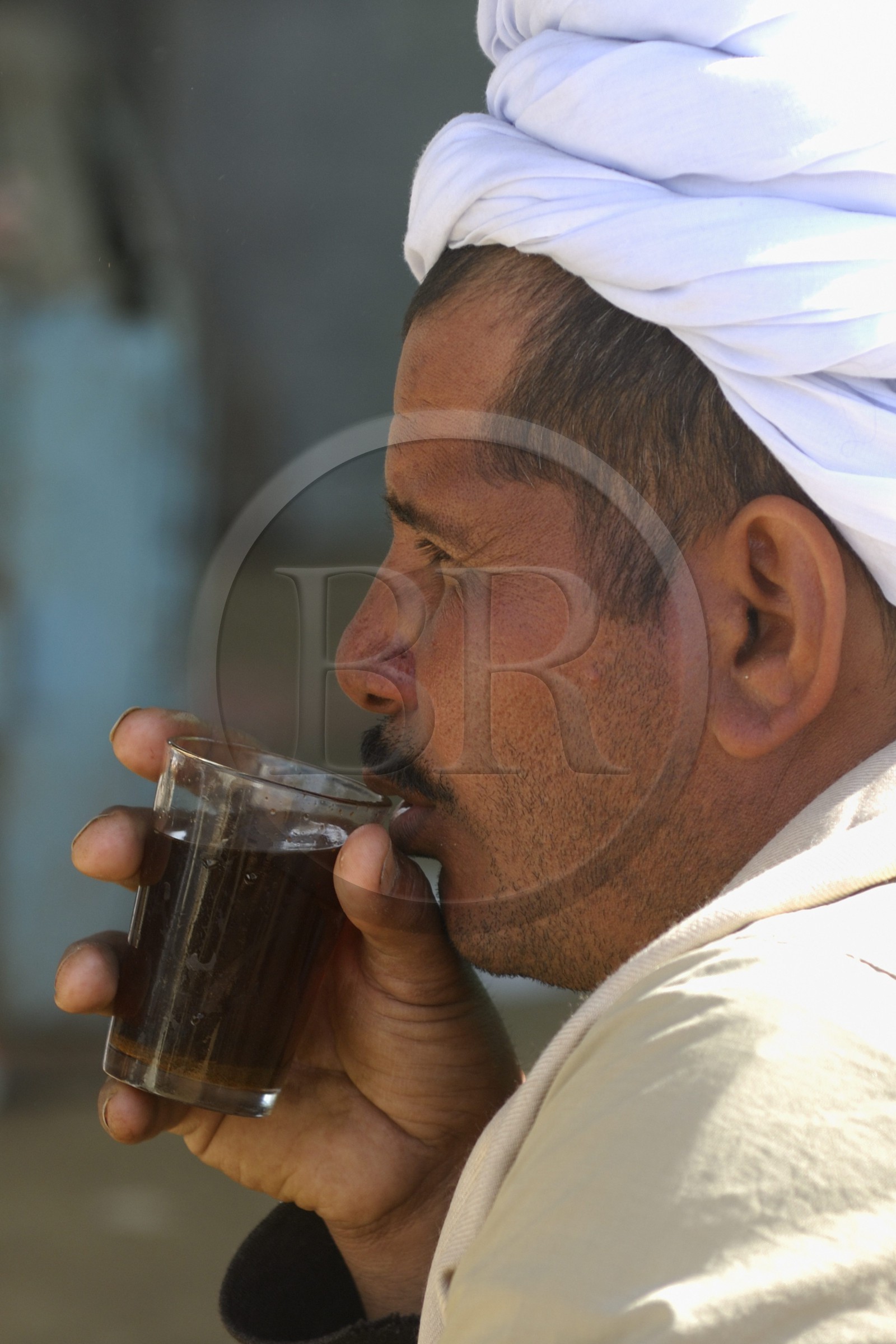 Egypte, Haute Egypte, Daraw au nord d'Assouan, marché aux animaux