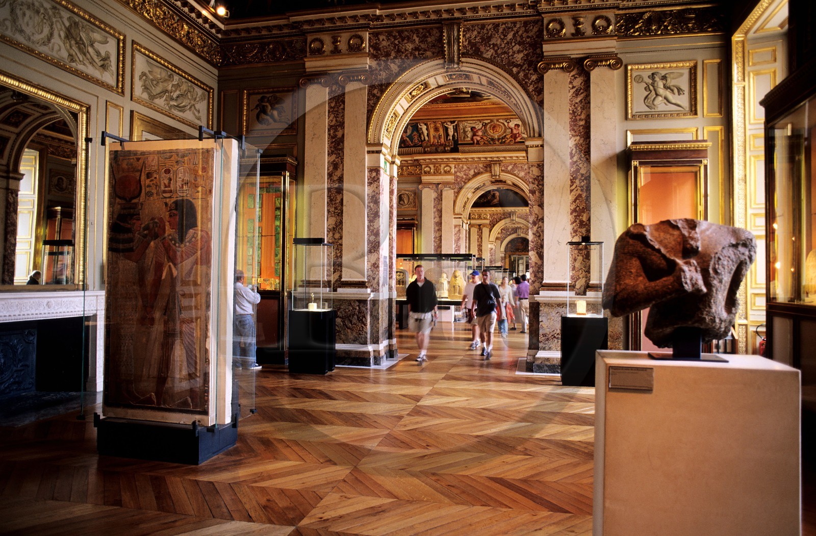 France, Paris (75), musée du Louvre, galerie égyptienne