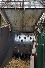 France, Reunion island (French overseas department), Saint-Louis, Le Gol sugar factory, sugar cane crushing