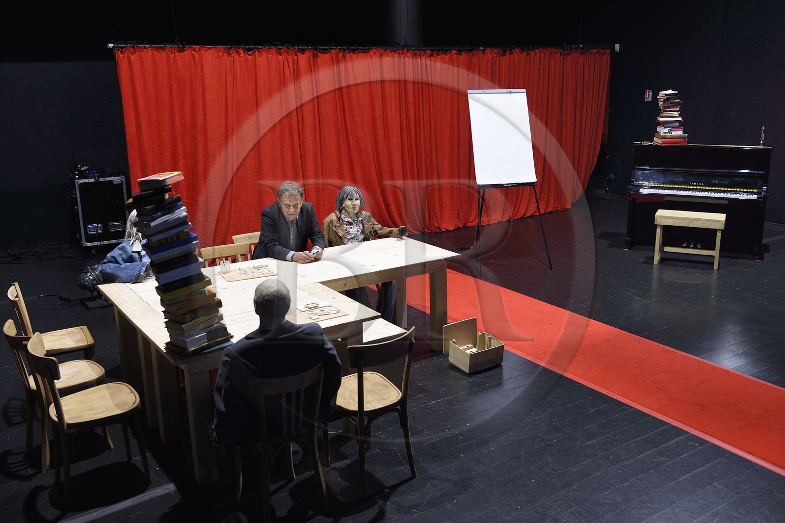 France, Var (83), Toulon, Théatre Liberté, l'acteur et metteur en scène Charles Berling aussi directeur du Théatre Liberté et de Châteauvallon-Liberté (scène nationale)