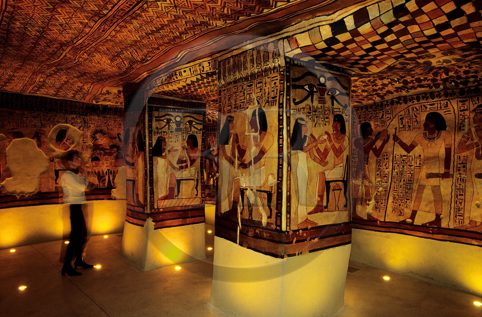 France, Sarthe (72), Le Mans, musée de Tessé, la tombe de la Reine égyptienne