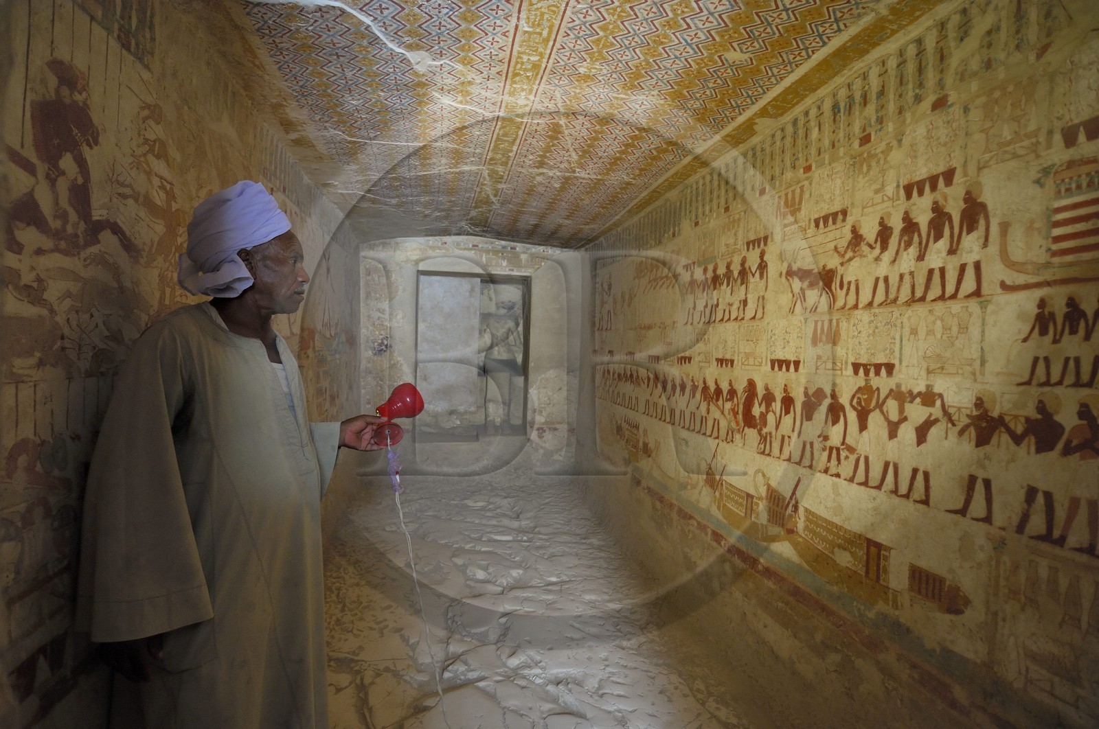 Egypt, Upper Egypt, Nile Valley, surroundings of Luxor, West bank, Thebes Necropolis listed as World Heritage by UNESCO, nobles tombs, tomb of Ouserhat