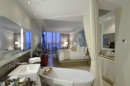 Panama, Panama City, Punta Colon, Trump Ocean Club International Hotel and Tower, a Standard room at the hotel