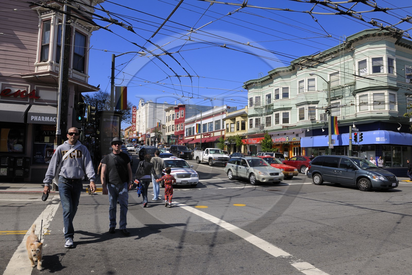 Etats-Unis, Californie, San Francisco, Castro street artère principale du gay district