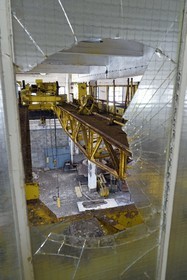 France, Var, Toulon, the torpedo mole in the heart of the harbor awaiting rehabilitation