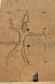 Egypt, Upper Egypt, Nile Valley, Edfu, temple dedicated to Horus God