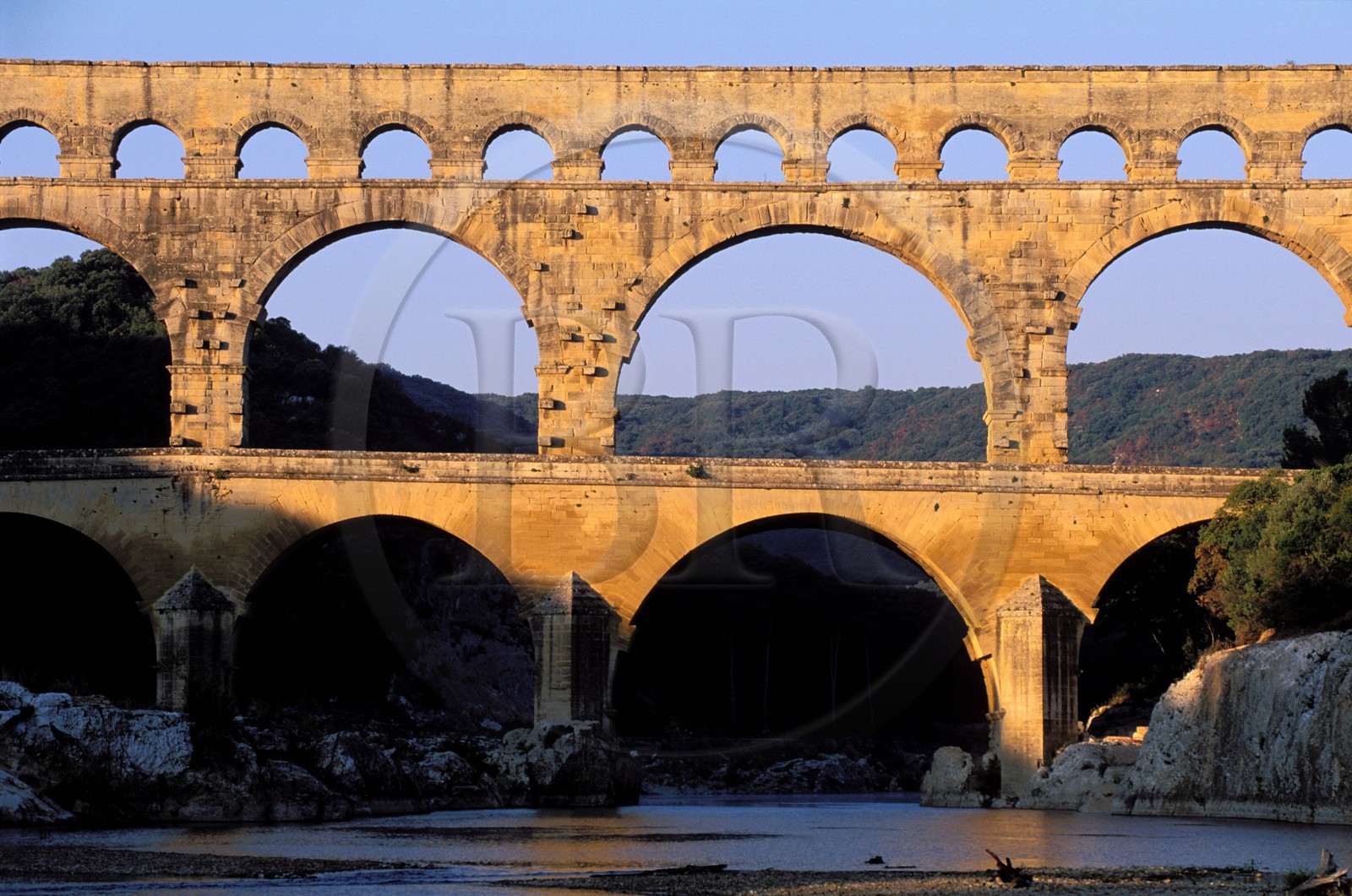 France, Gard (30), le pont du Gard