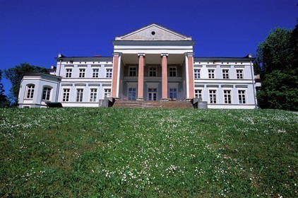 Latvia (Baltic States), Kurzeme region, neo-classic castle of Nogale around Talsi