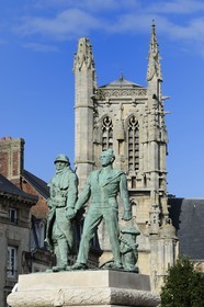 France, Seine Maritime, Pays de Caux, Cote d'Albatre, Fecamp, Saint Etienne Church