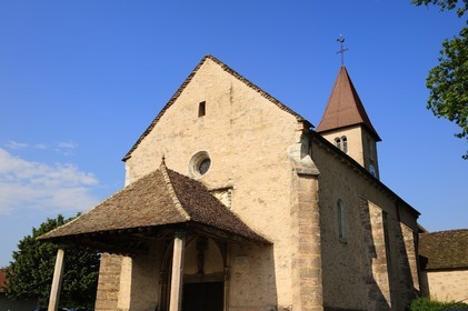 France, Saône et Loire (71), Préty, l'église romane