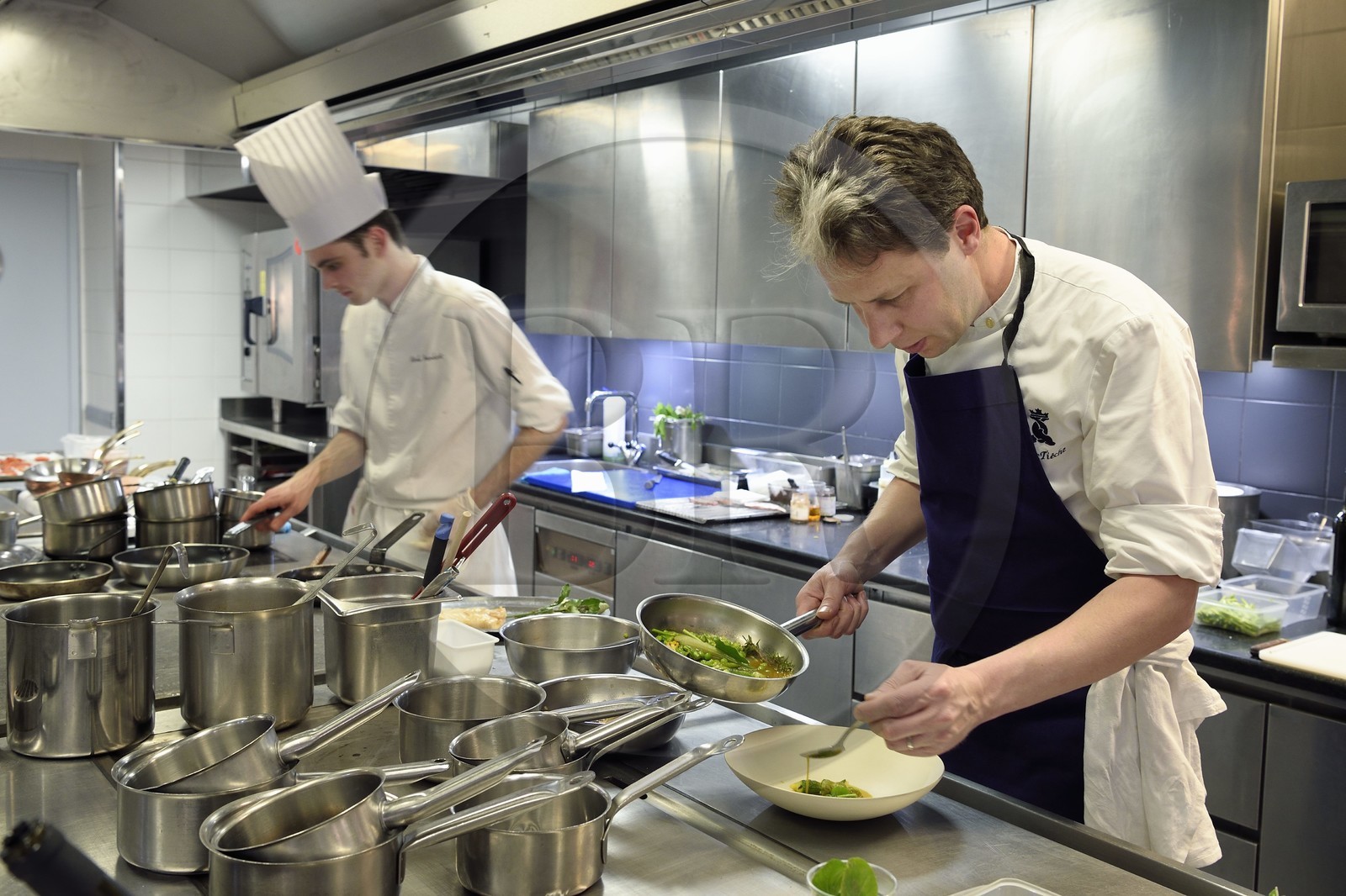 France, Alpes Maritimes, Saint Jean Cap Ferrat, Grand-Hotel du Cap Ferrat, a 5 star palace from Four Seasons Hotel, Michelin-starred chef Yoric Tièche in the kitchens