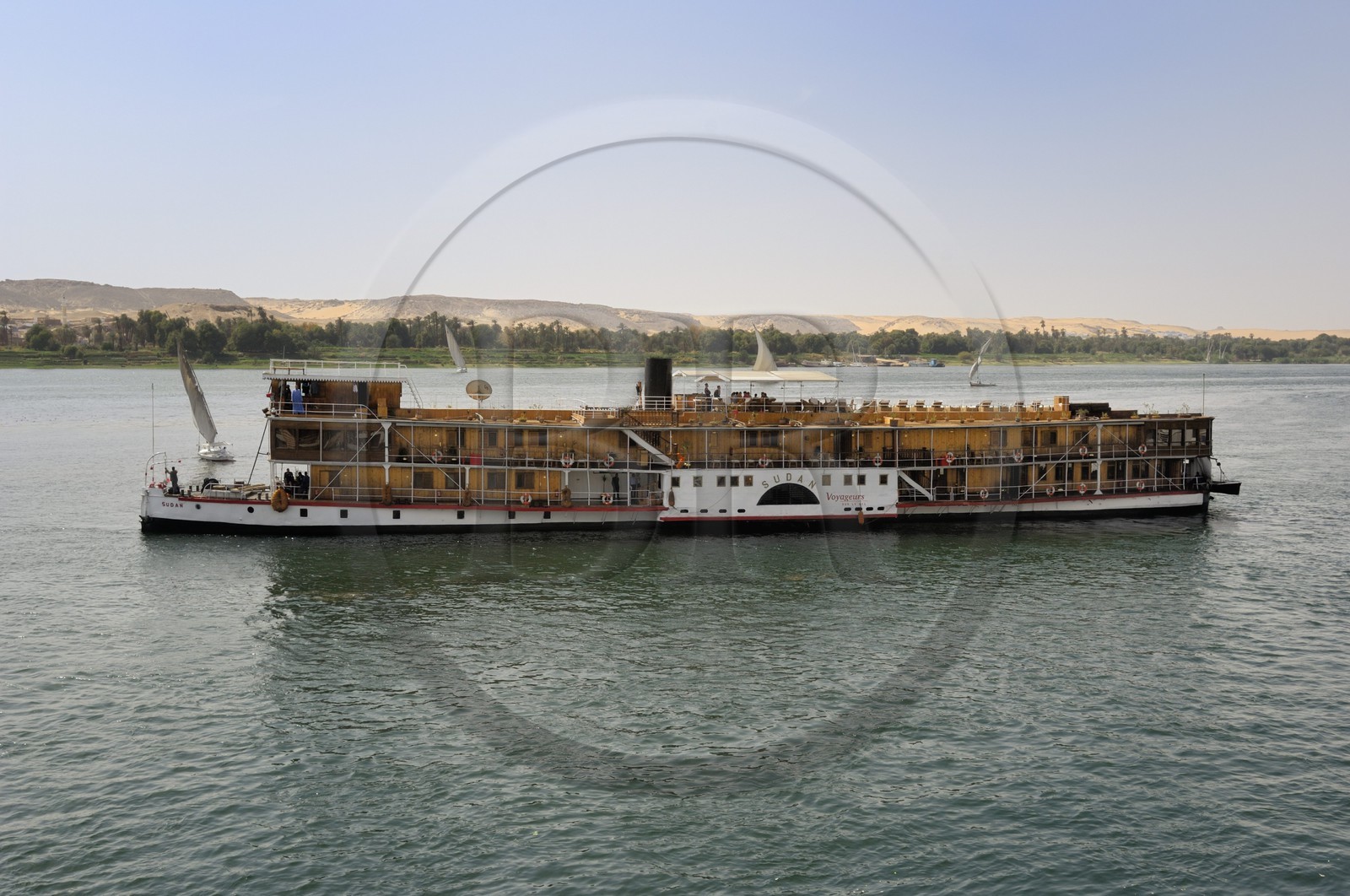 Egypte, Haute Egypte, croisière sur le Nil, Assouan, le Steam Ship Sudan