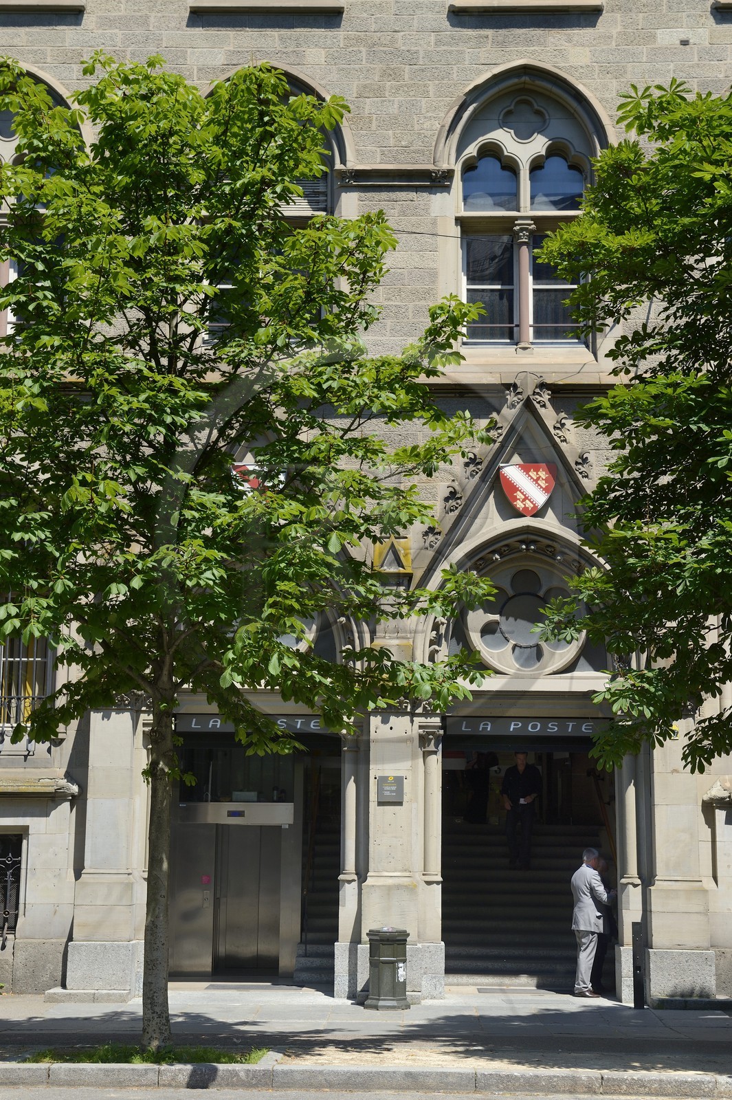 France, Bas-Rhin (67), Strasbourg, quartier de la Neustadt datant de la periode allemande, la grande Poste avenue de la Marseillaise