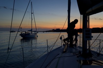 France, Finistere, La Foret Fouesnant, Glenan islands, St Nicolas Island,
