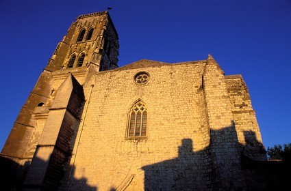France, Gers, Gothic Saint Gervais, Saint Protais, cathedral in Lectoure
