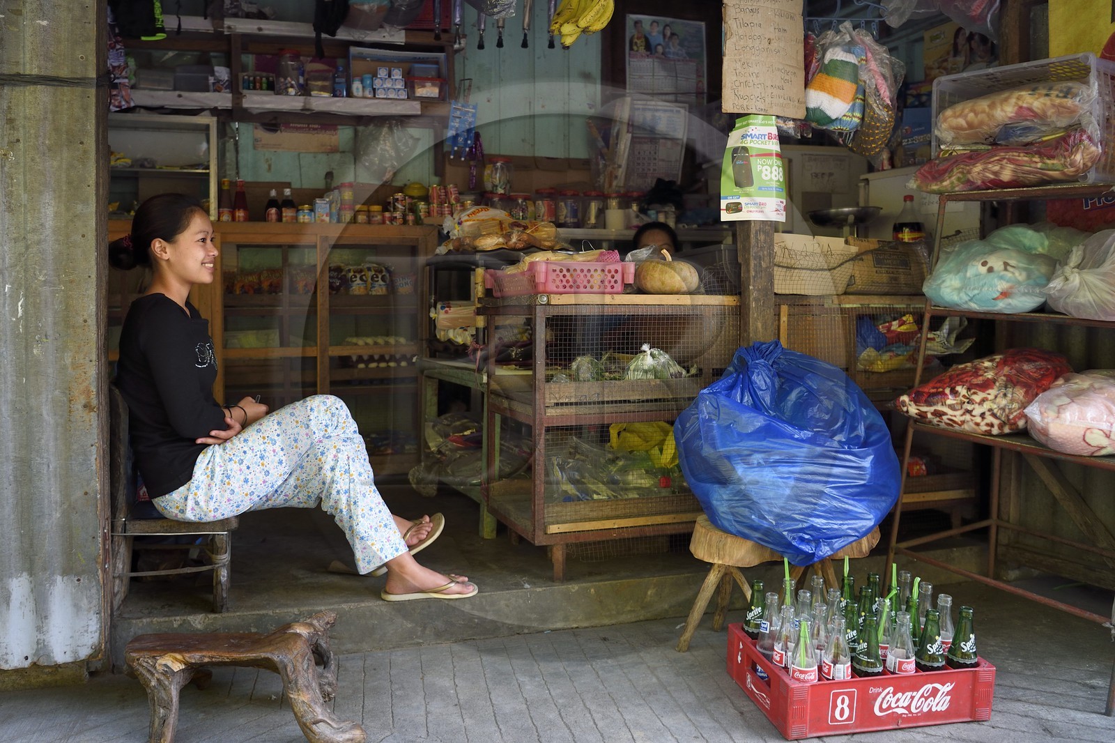 Philippines, province d'Ifugao, ville de Banaue, épicerie