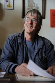 France, Nièvre (58), La Charité-sur-Loire, la ville du livre, libraire Alain Chevrier des Palmiers Sauvages