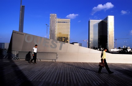France, Paris (75), Bibliothèque Nationale de France (BNF) par l' architecte Dominique Perrault