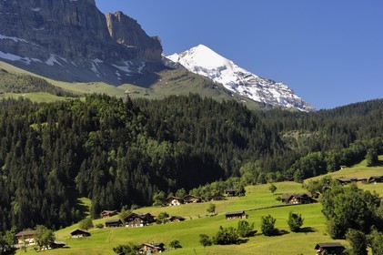 Switzerland, Canton of Bern, Bernese Oberland, Grindelwald village