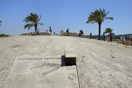 Israel, Northern District, Galileo, archaeological site of Megiddo which was inhabited from 7000 to 500 BCE, the Apocalypse of the Apostle John quotes Armageddon (Har Megiddo, the Mount Megiddo) as the place where the kings of the earth gather to make the final war, the southern stables