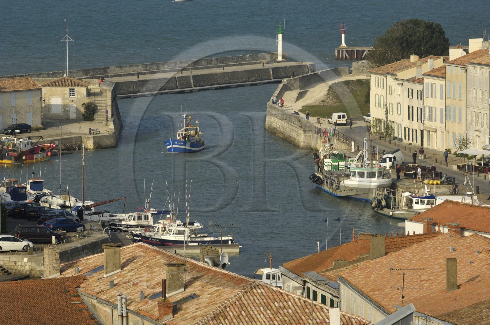 France, Charente-Maritime (17), ile de Ré, port de Saint-Martin-de-Ré
