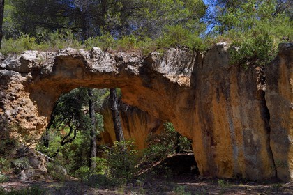 France, Bouches du Rhone, Aix en Provence, quarries of Bibemus that inspired many paintings by Cézanne