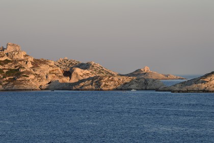 France, Bouches du Rhone, Marseille, National Park of the Calanques, Les Goudes, Riou Archipelago (request for authorization necessary before publication)