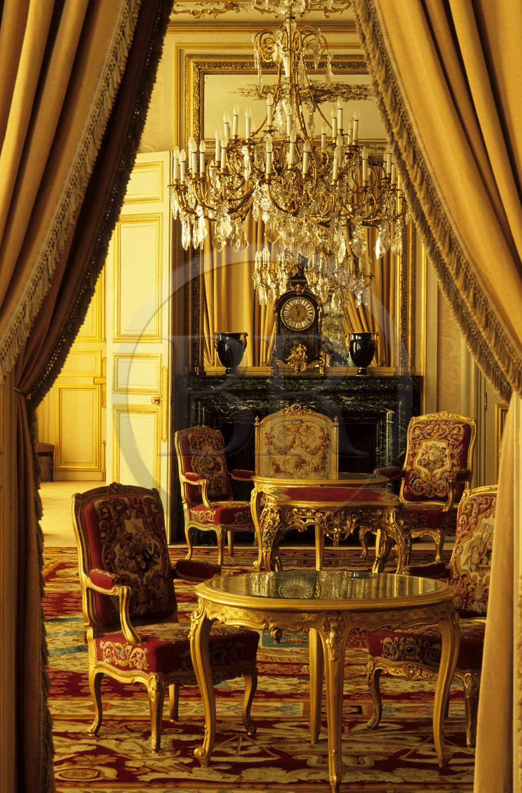 France, Paris (75), le Palais du Luxembourg, le grand salon de la Présidence