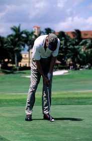 Etats-Unis, Floride, Miami, joueur de golf
