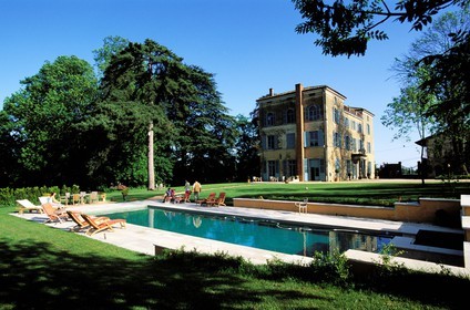 France, Saône-et-Loire (71), Hurigny, maison d'hôtes au château des Poccards (vers Mâcon)