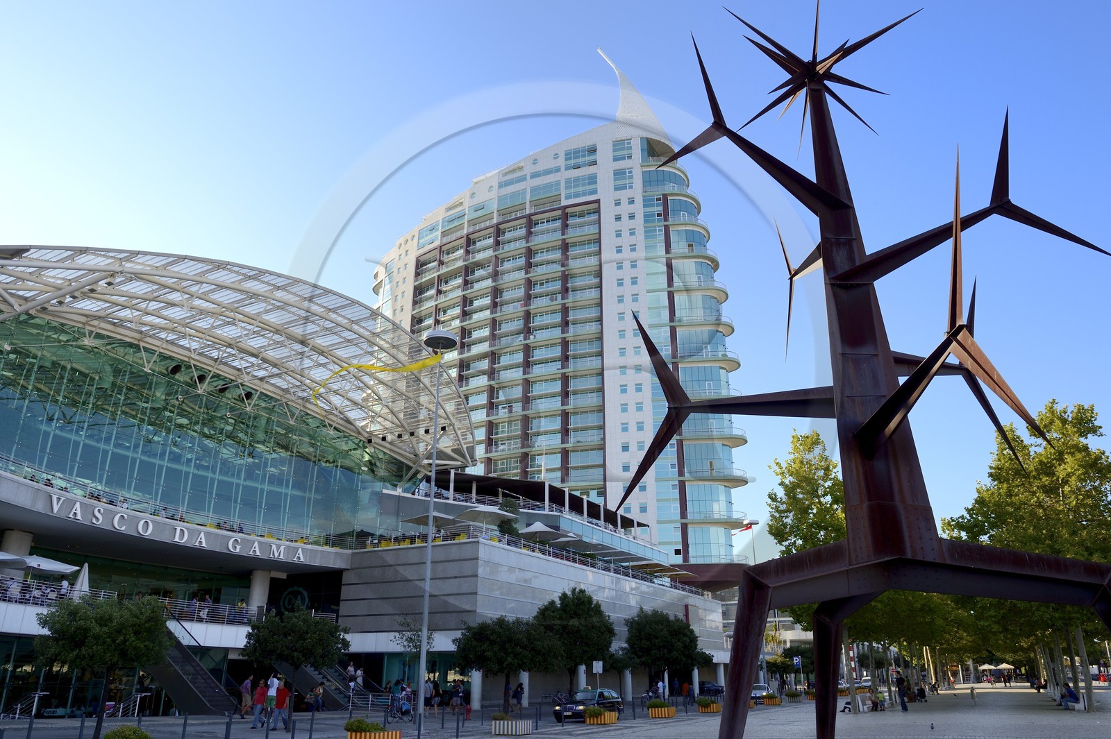 Portugal, Lisbonne, Parque das Nações (Parc des nations) construit pour l'exposition universelle de 1998, le centre commercial Vasco de Gama