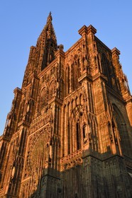 France, Bas Rhin, Strasbourg, old town listed as World Heritage by UNESCO, the Notre Dame Cathedral
