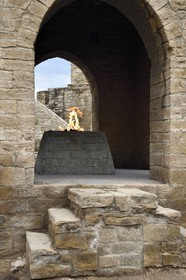 Azerbaijan, Baku, Surakhany, Atashgah or Fire Temple, Zoroastrian place of worship built during the 18th century by an Indian community on a natural gas field