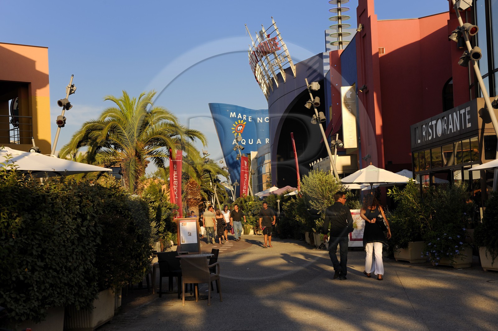 France, Hérault (34), Montpellier, Centre Commercial Odysseum, planetarium Galilée et aquarium Mare Nostrum