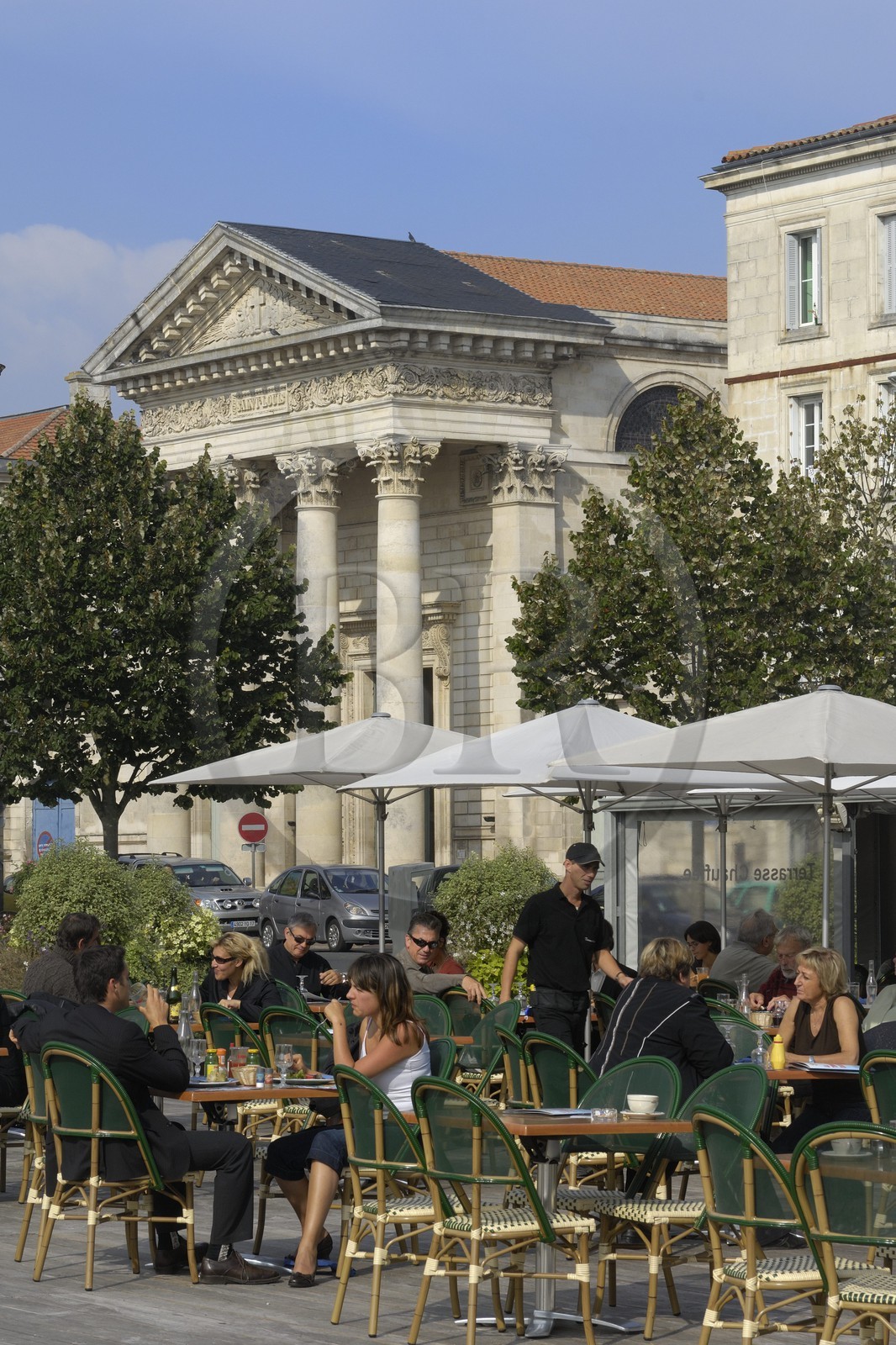 France, Charente-Maritime (17), Rochefort, la place Colbert